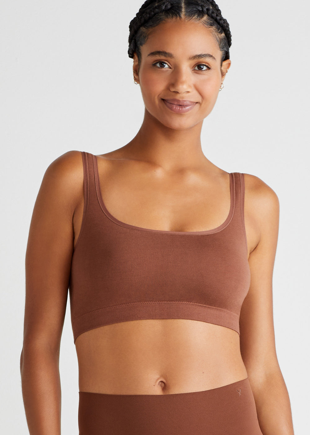 Tanya Bralette - Outlast® Seamless from Yummie in Copper Glow  - 1