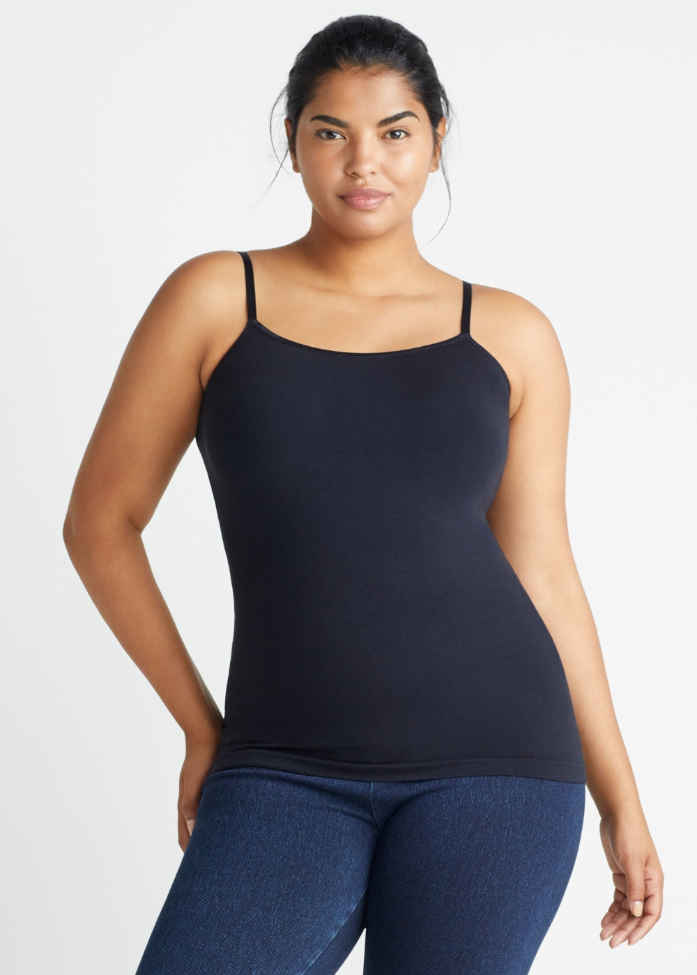Convertible Shaping Camisole - Outlast® Seamless from Yummie in Black  - 1