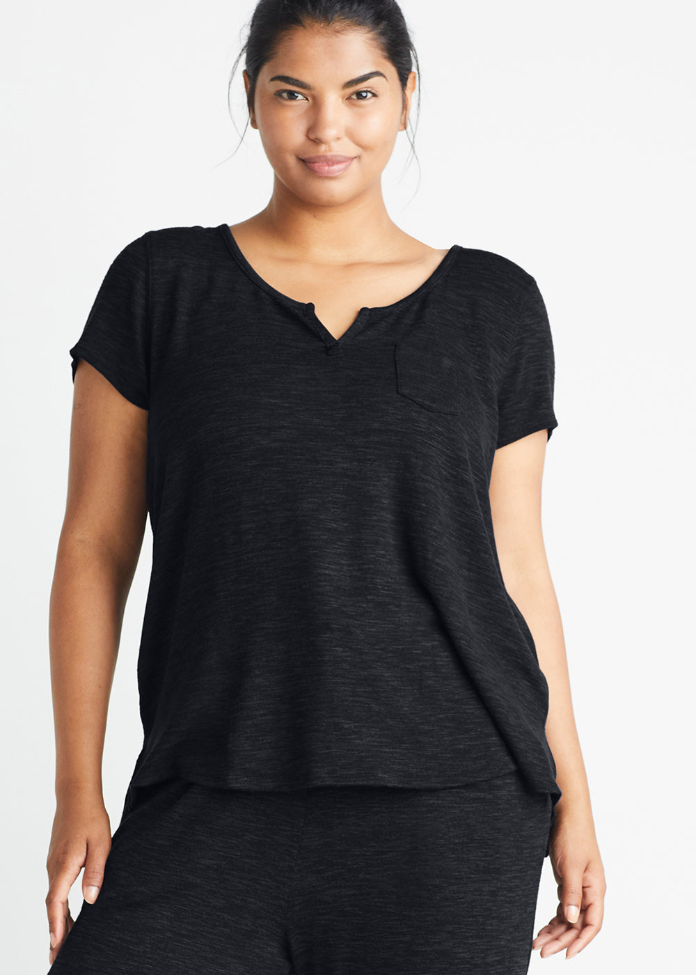 Cap Sleeve Lounge Tee Marl