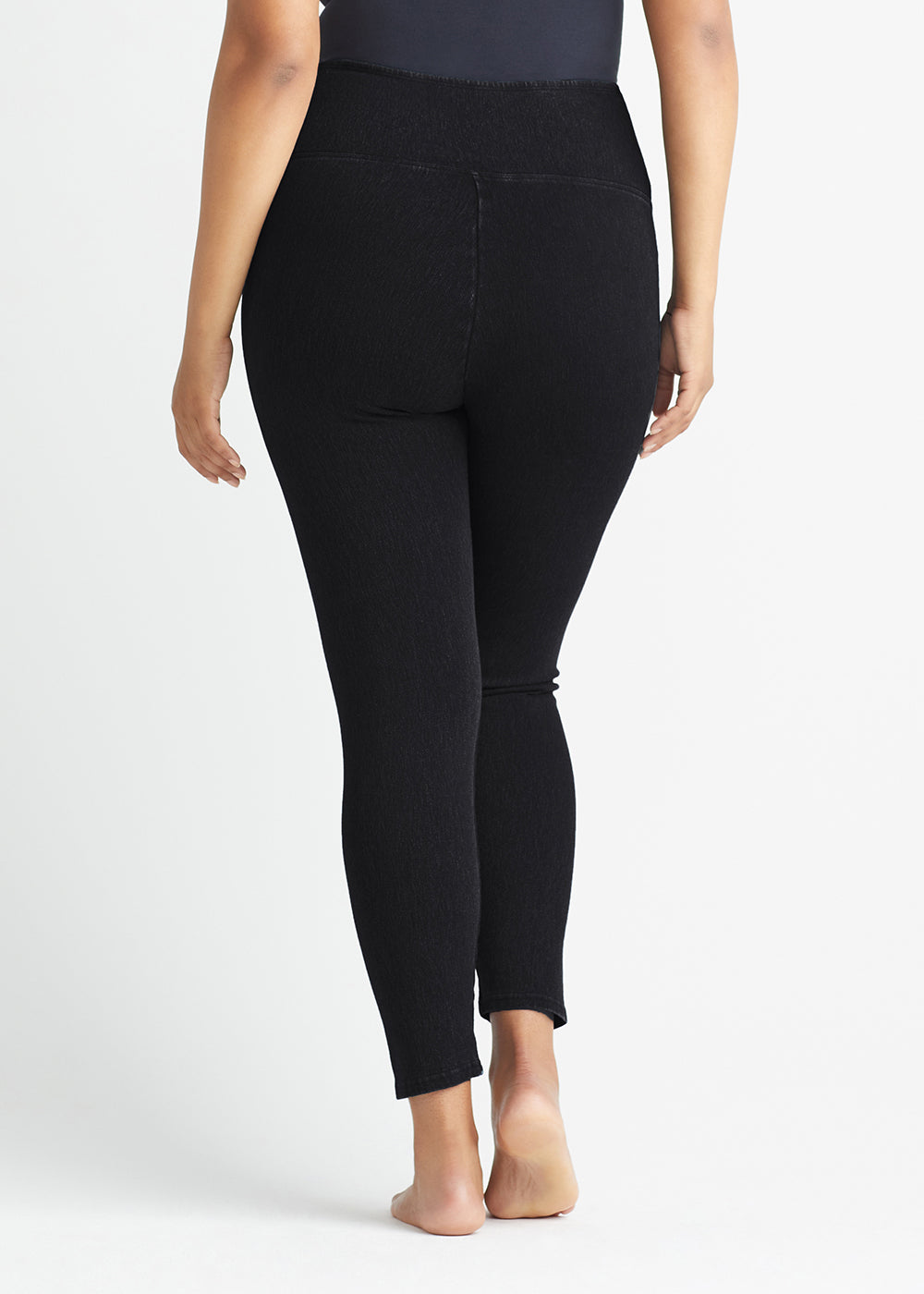 Leggings Modellanti Yummie Susie Flare - Nero, Taglia M, Cotone Con Vita A Clessidra, Fondo Svasato, 32.5" Cavallo