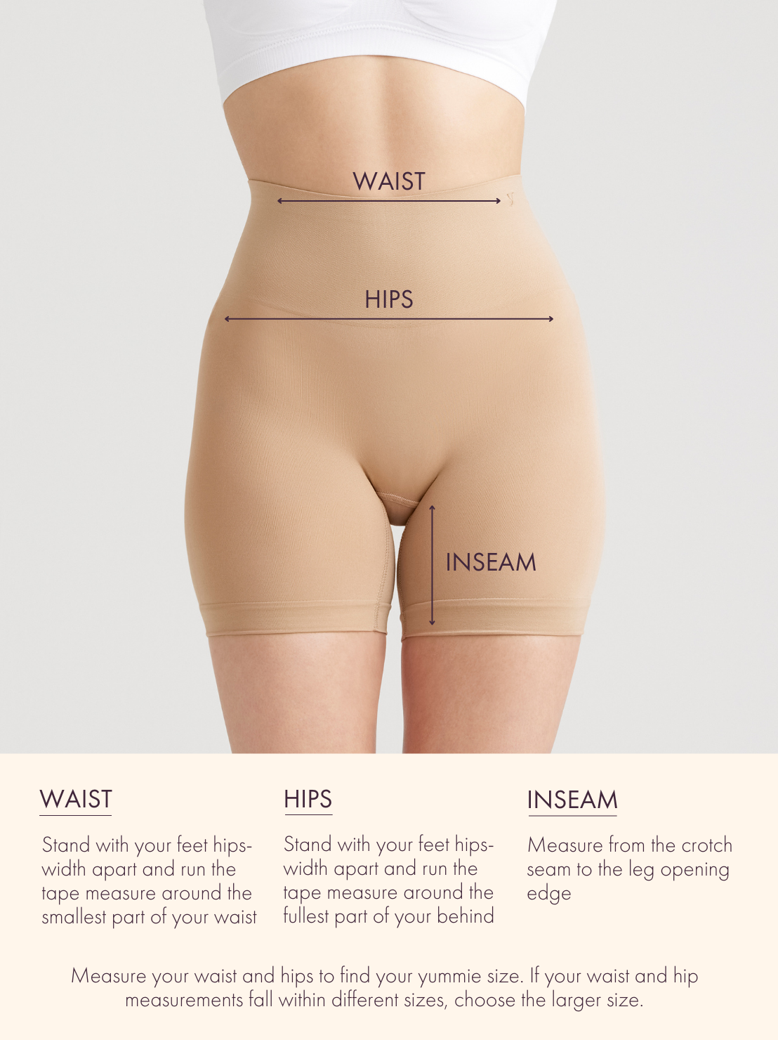 Copper fit top leggings size chart