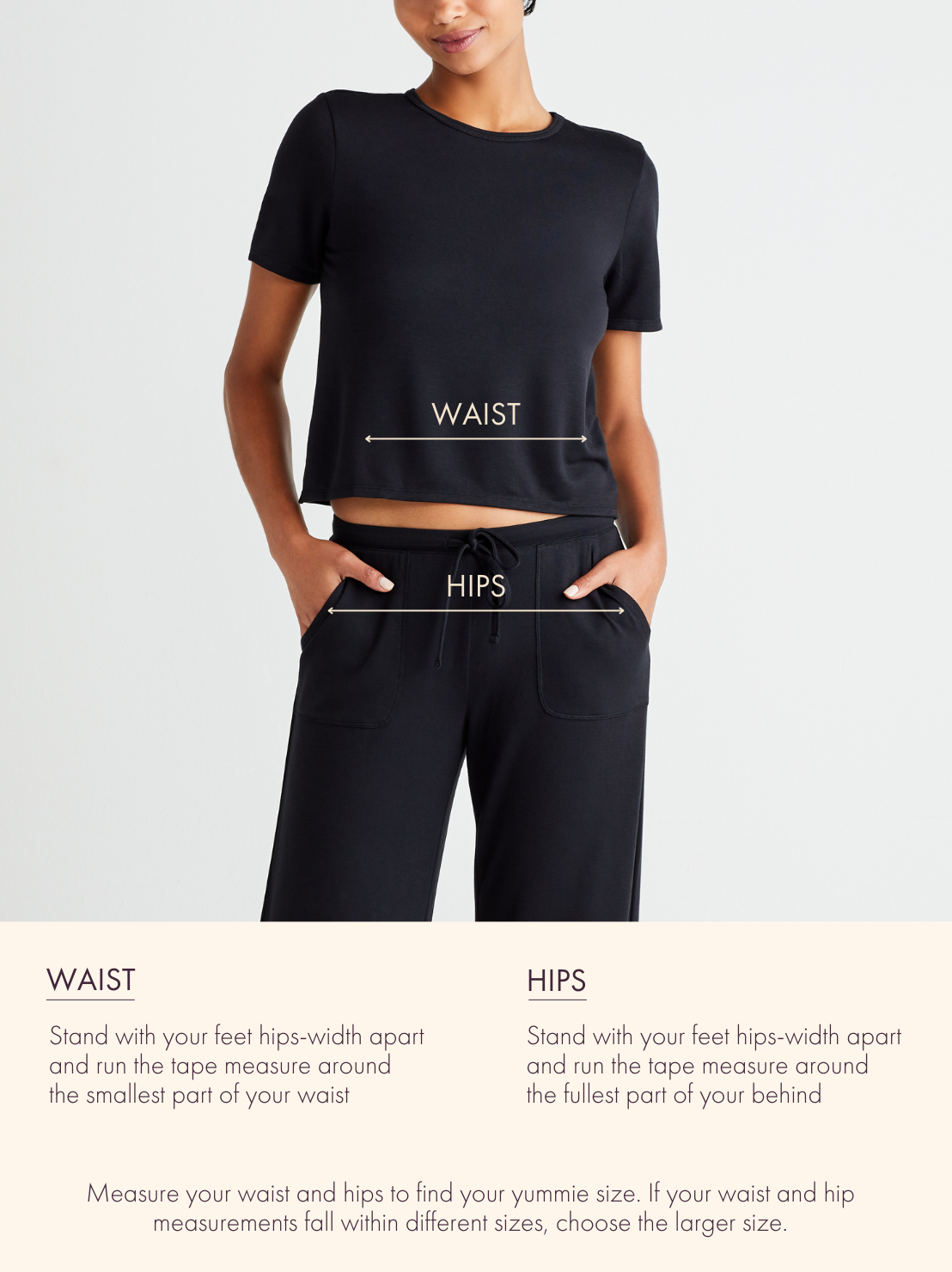 Model wearing Yummie Slub Knit Cap Sleeve Tee in Mood Indigo and Slub Knit Wide Leg Pant in Mood Indigo