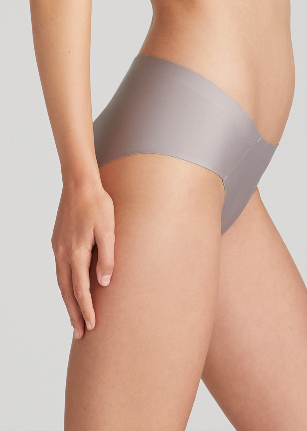 Non-Shaping Bonded Hipster from Yummie in Zinc  - 1