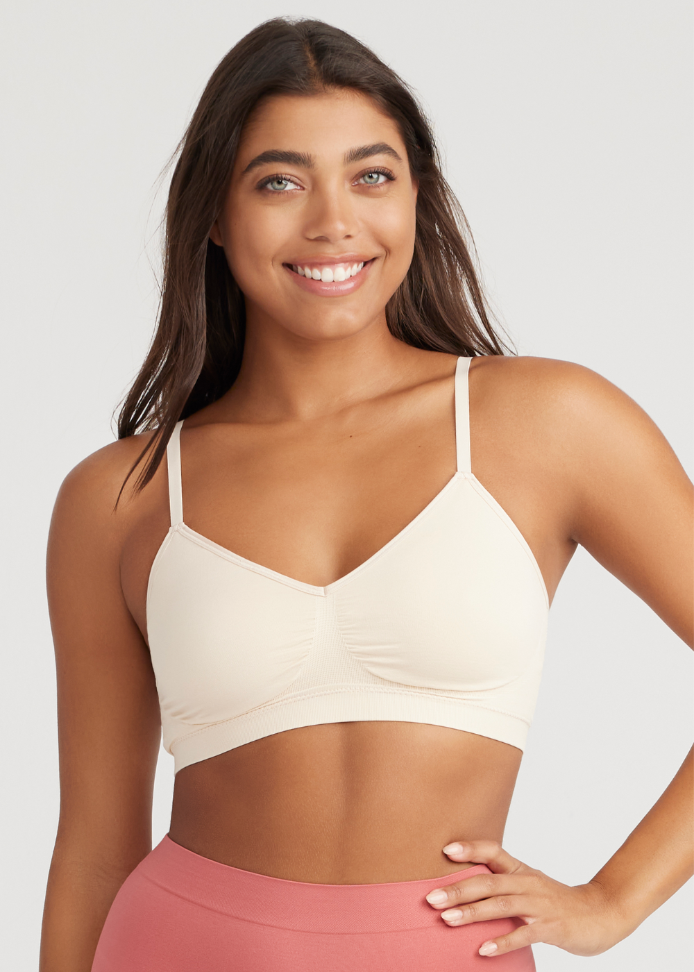 Seamless V-Neck Bralette