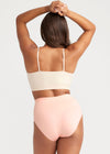 Non-Shaping Retro Brief from Yummie in Peachskin - 3