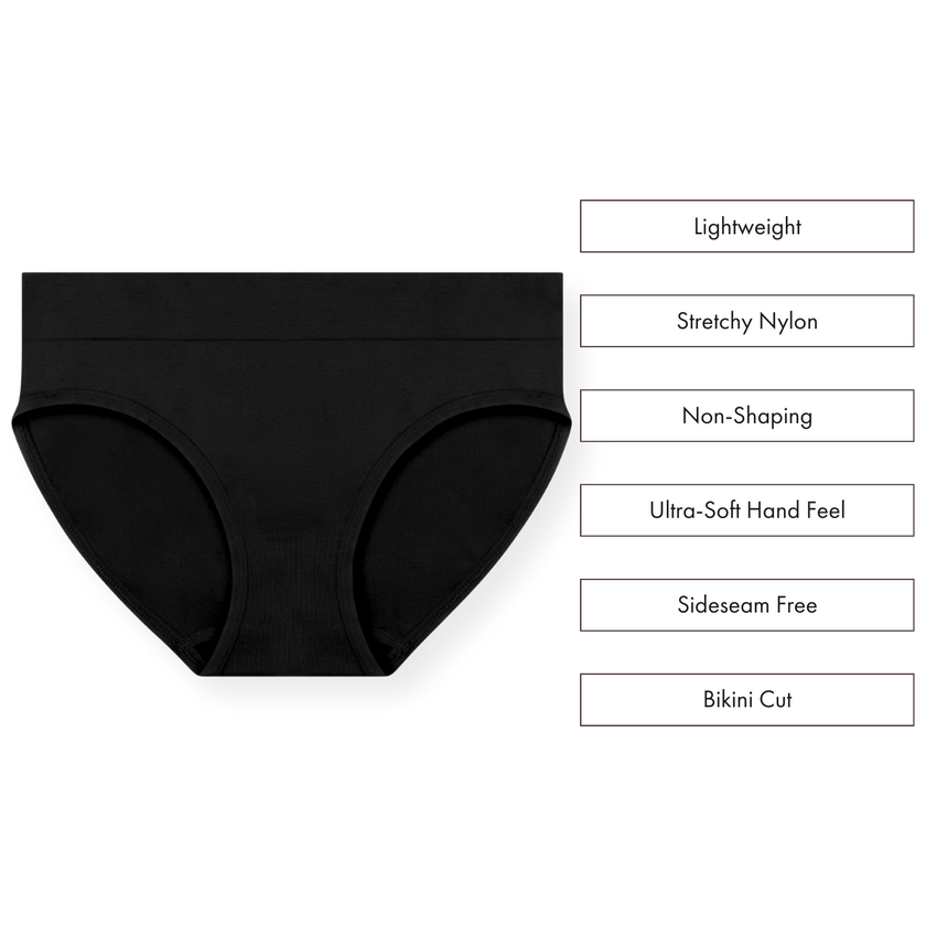 Seamless Comfortable Everyday Bikini Nude Non-Shaping Bikini – Yummie