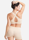 Longline Cross Back Bralette w/ Removable Pads from Yummie in Longline Cross Back Bralette w/ Removable Pads - 5