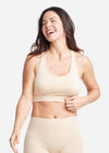 Longline Cross Back Bralette w/ Removable Pads from Yummie in Longline Cross Back Bralette w/ Removable Pads - 6