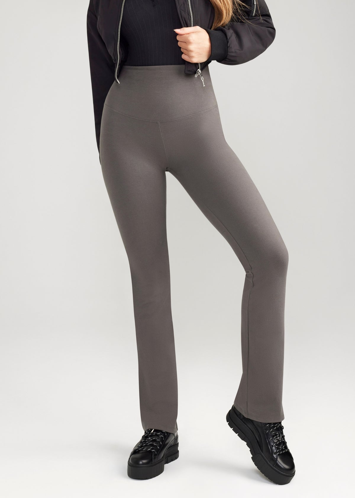 Jodi Slim Bootcut Shaping Legging - Cotton Stretch