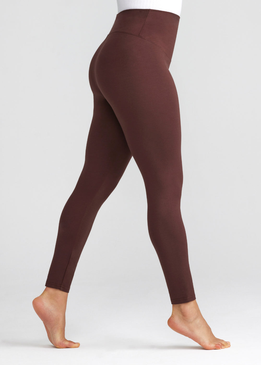 Ponte Shaping Legging from Yummie in Deep Mahogany  - 1
