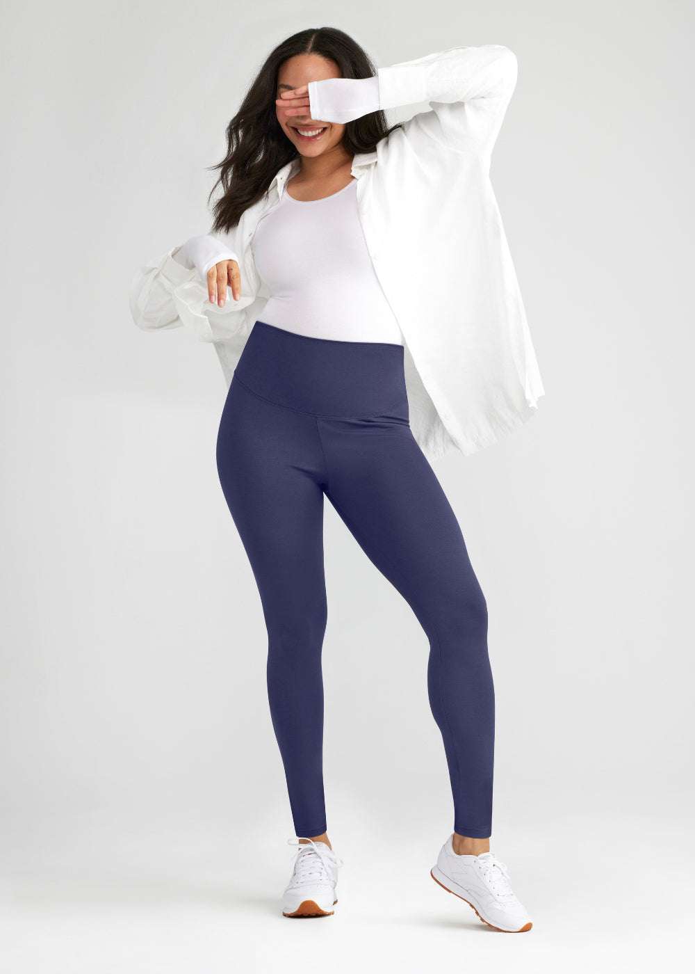 Ponte Shaping Legging from Yummie in Peacoat  - 1