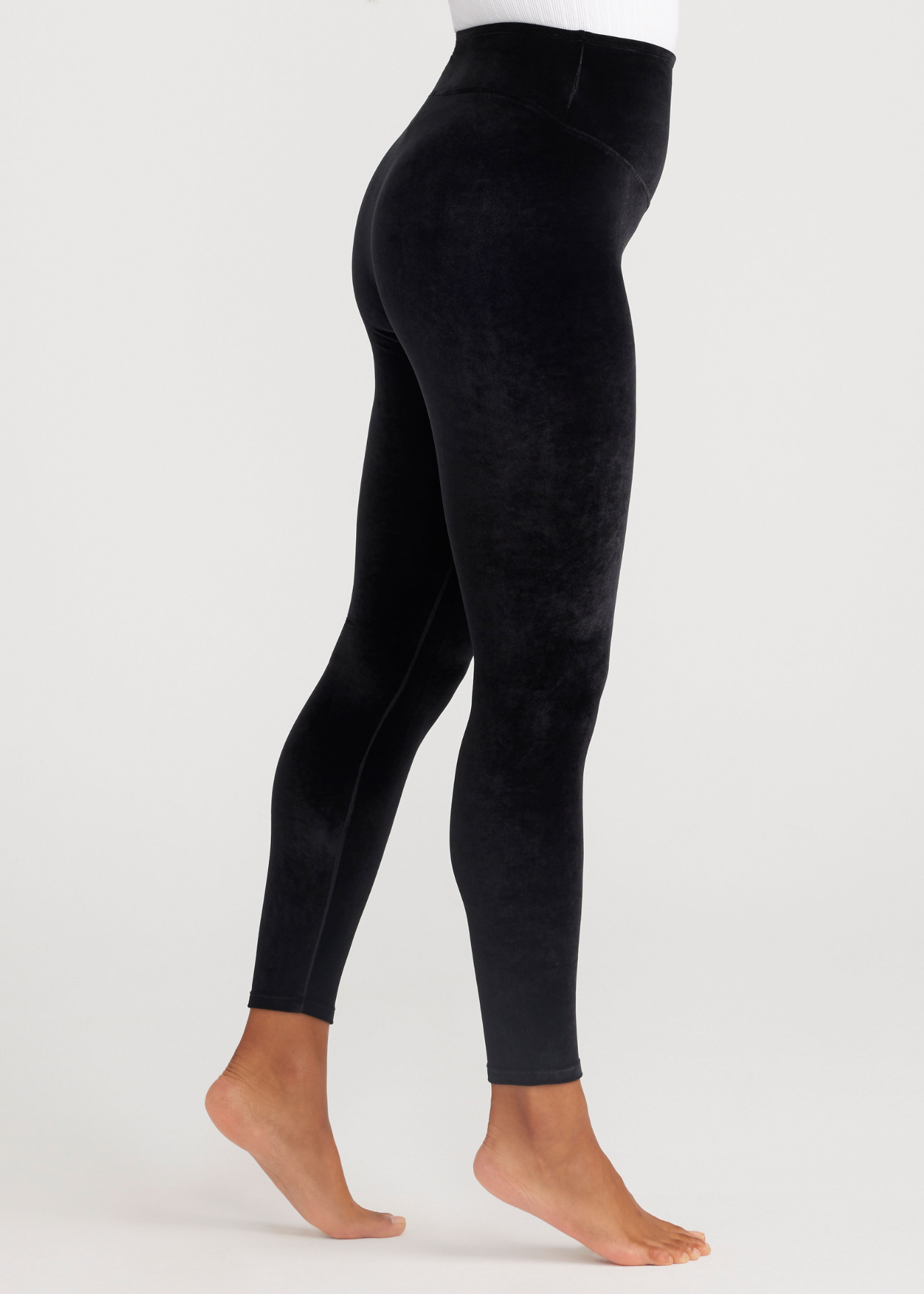 YUMMIE LIQUID LOOK BLACK SHAPING LEGGING (M)