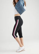 Black with Blackberry/White Stripe | 5' 10” | S