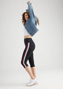 Black with Blackberry/White Stripe | 5' 10” | S
