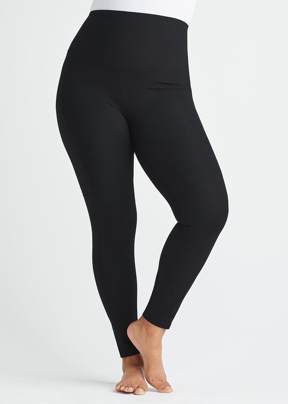 Side Pockets Stretch Leggings