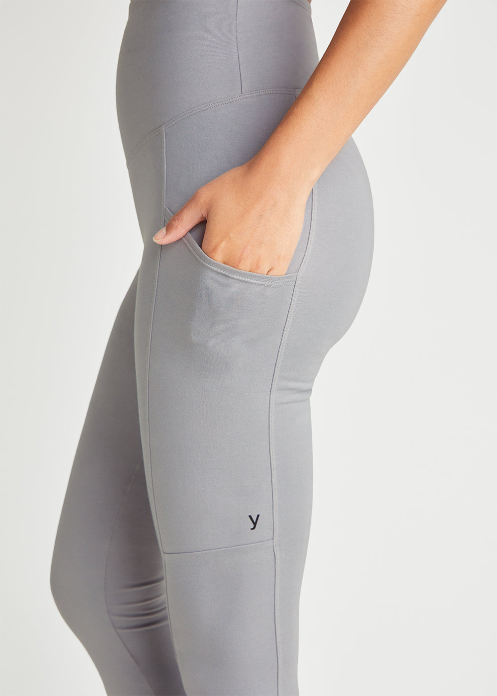 Rachel Cotton Stretch Shaping Legging With Side Pockets
