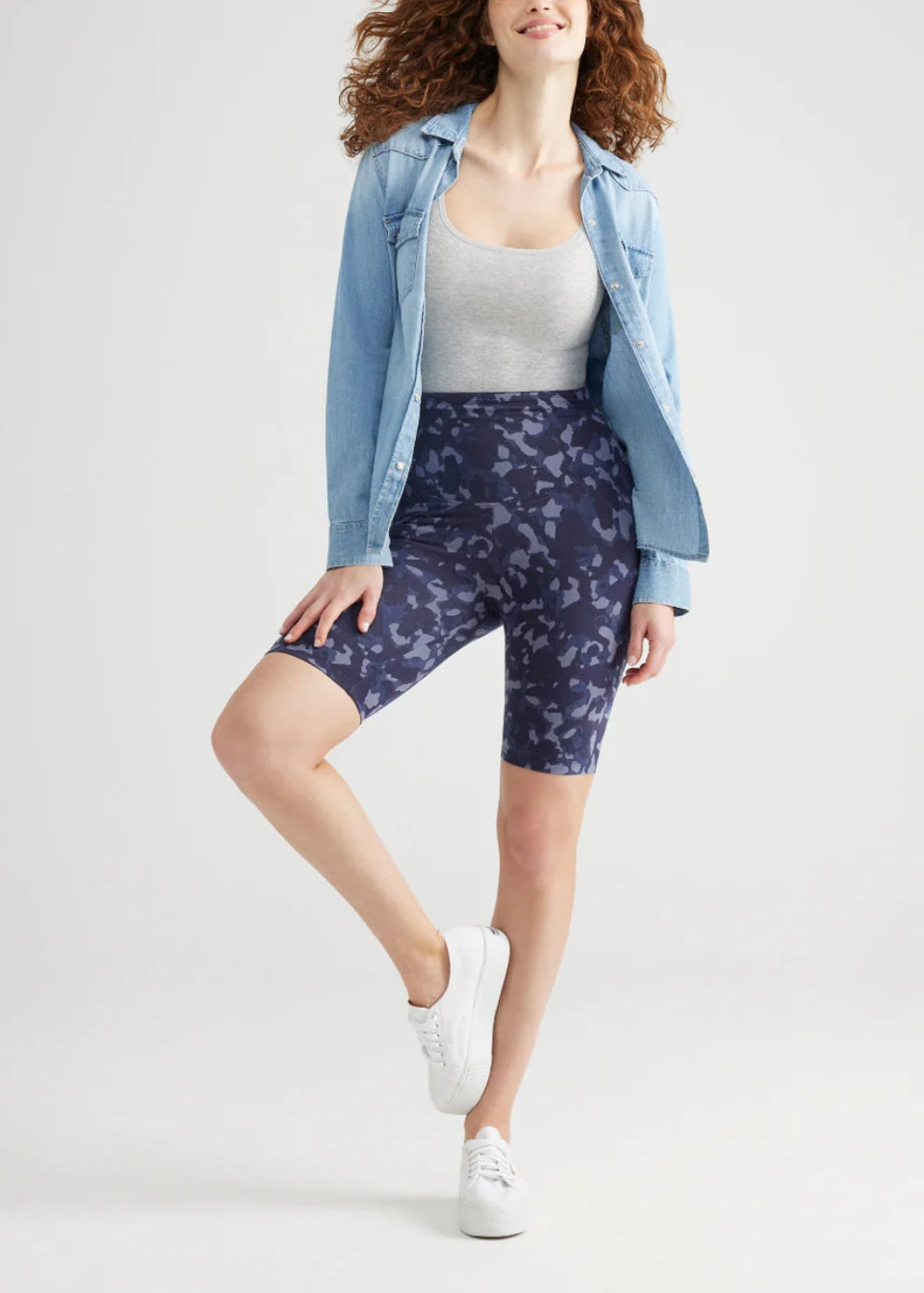 Mel Shaping Biker Short 360Sculpt™ Cotton Eclipse Camo