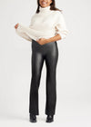 Faux Leather Shaping Bootcut Legging - Black from Yummie in Black - 1