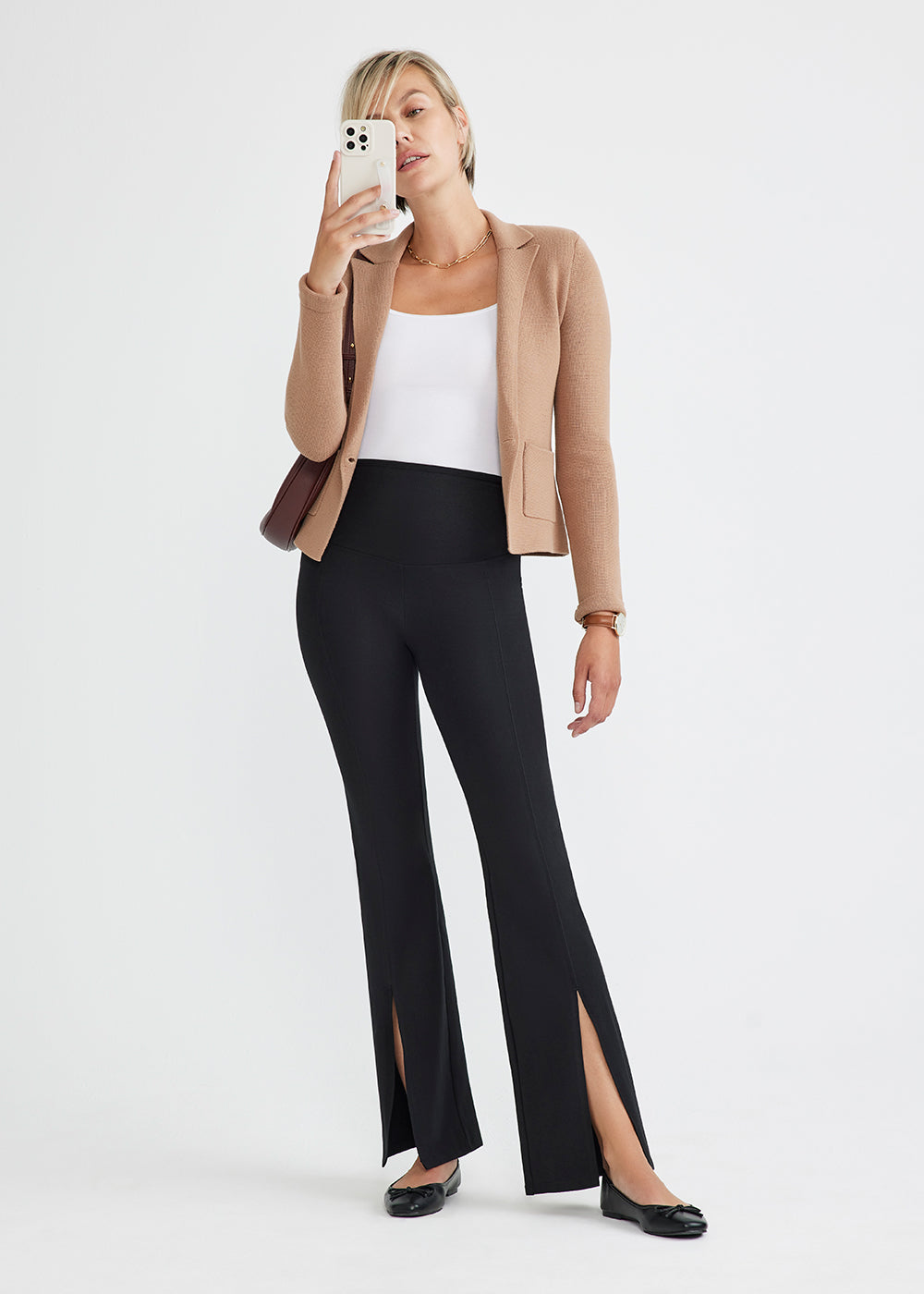 Chrissy Split Bootcut Shaping Legging 360Sculpt™ Cotton