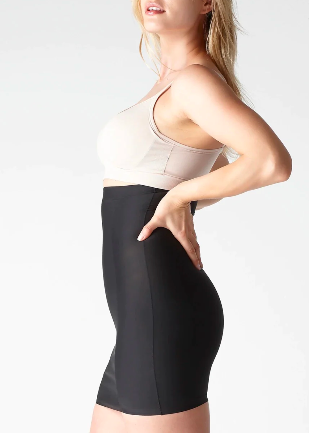 Buy Pour Moi Black Hourglass Shapewear Firm Tummy Control High Waist Short  from Next Hungary