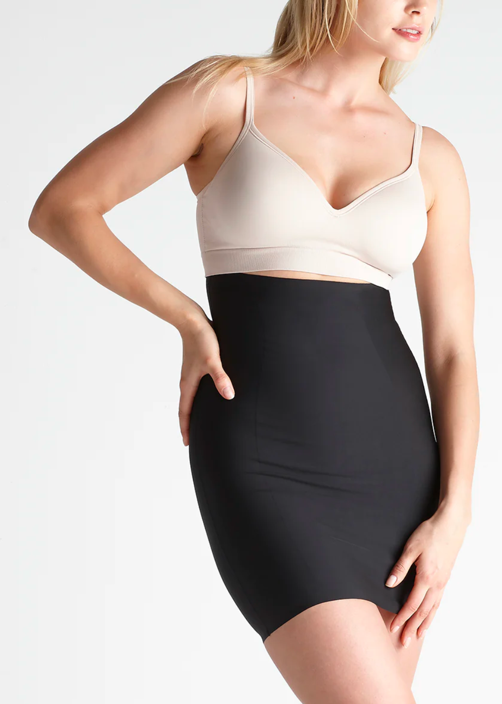 High Waist Skirt Slip - Hidden Curves Firm Shaping, yummie