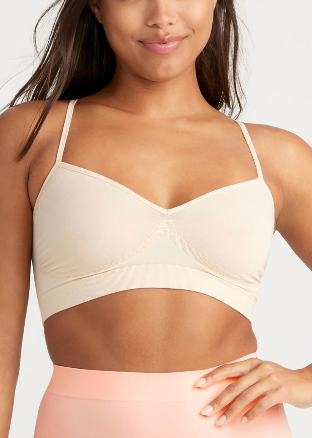 Audrey Wire Free Unlined Bralette SoftServe™ Frappe