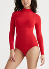 Madelyn Mock Neck Shaping Bodysuit-Yummie SoftServe™ - Salsa from Yummie in Salsa - 1