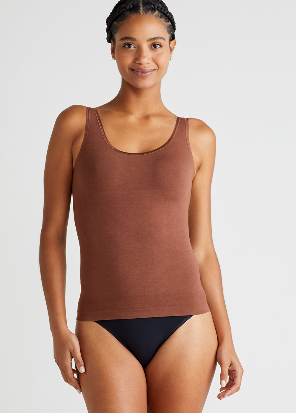 2-Way Shaping Tank - Outlast® Seamless from Yummie in Copper Glow  - 1