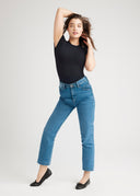 Short Sleeve Shaping Thong Bodysuit - Yummie SoftServe™ - Black
