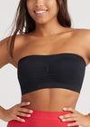 Bandeau Bra w/ Removable Pads - Black from Yummie in Black - 5