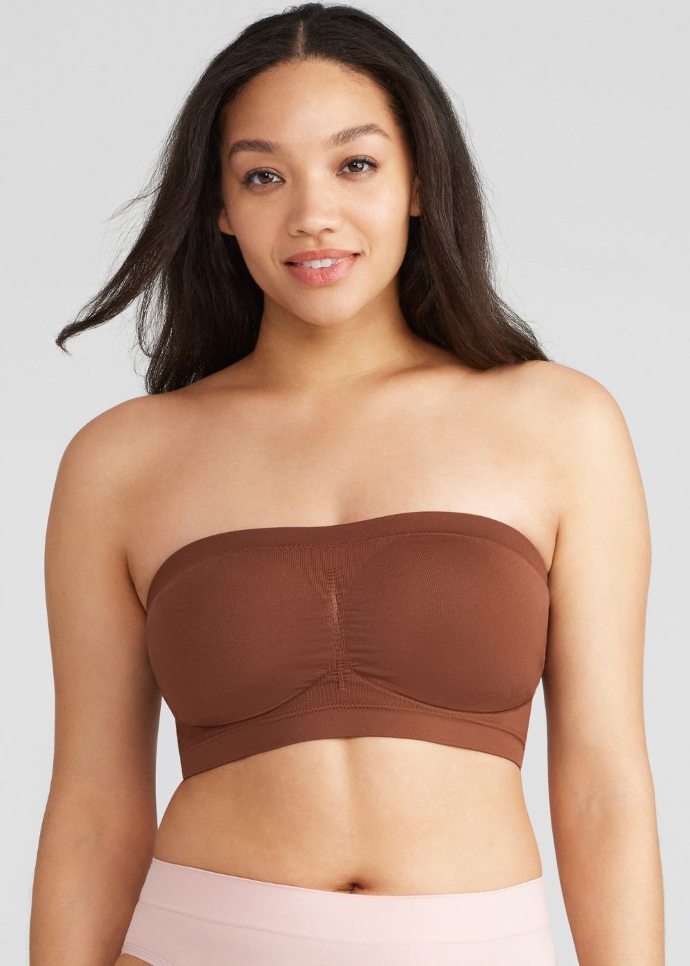Bandeau Bra - Seamless from Yummie in Copper Glow  - 1