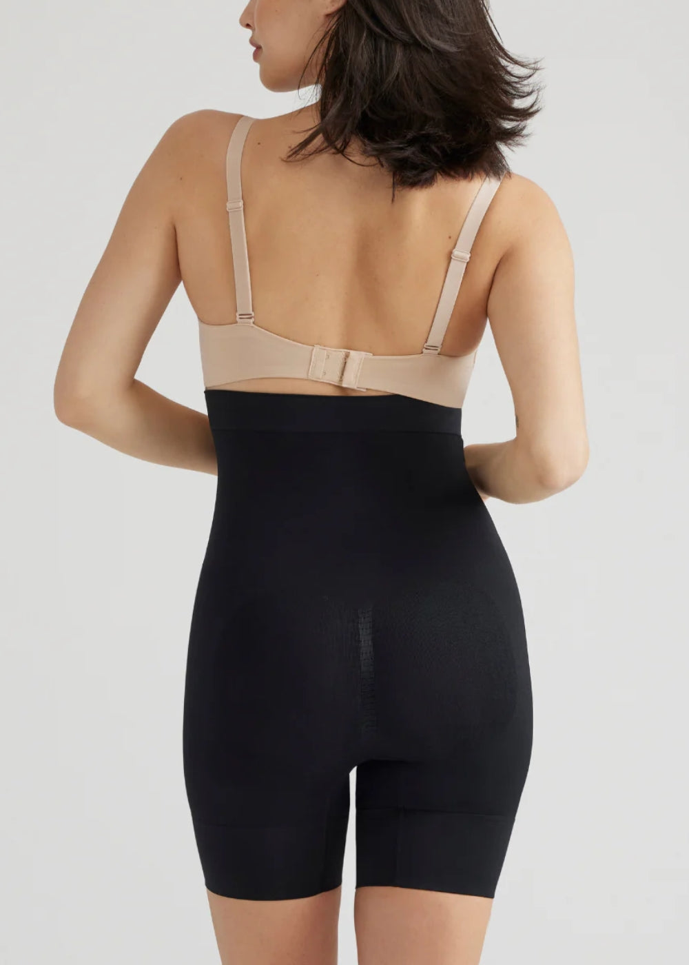 Black Comfortable Firm Seamless High Waist Rear Shaping Short – Yummie