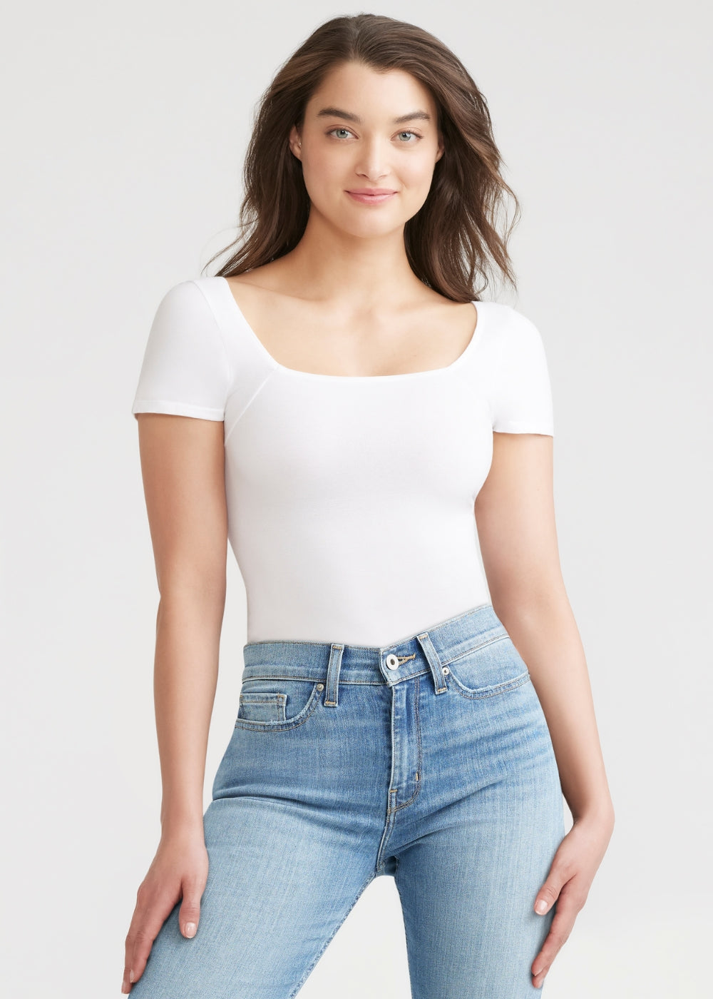 Yummie 37903 Womens White Geri Shaping Convertible Bodysuit Size  Medium/Large