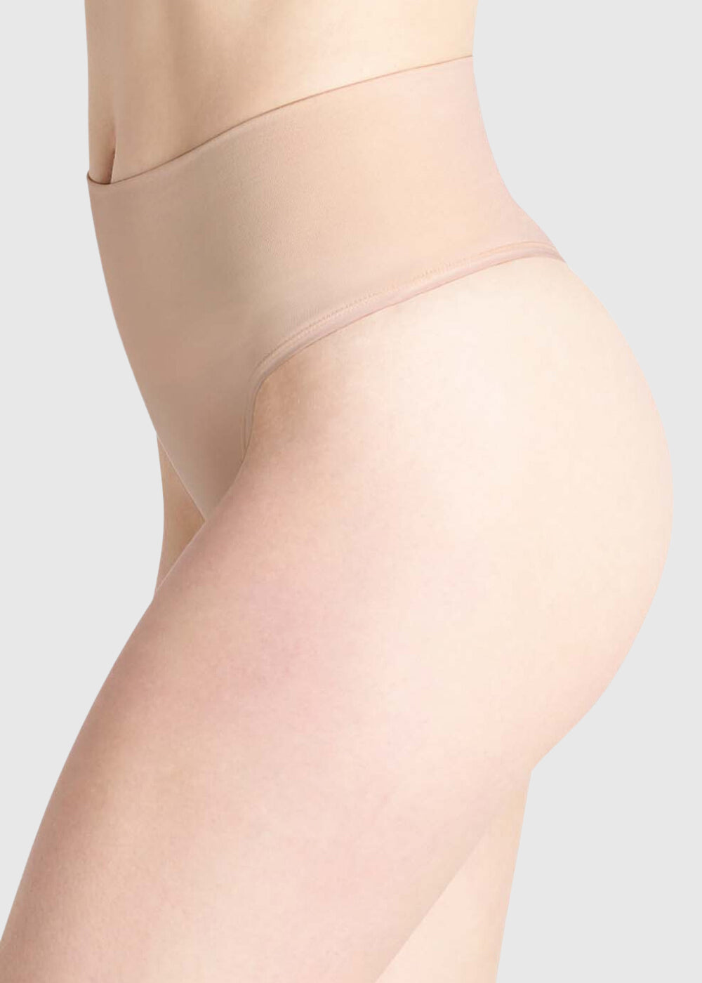 Yummie Ultralight Shaping Thong Briefs - Seamless In Almond