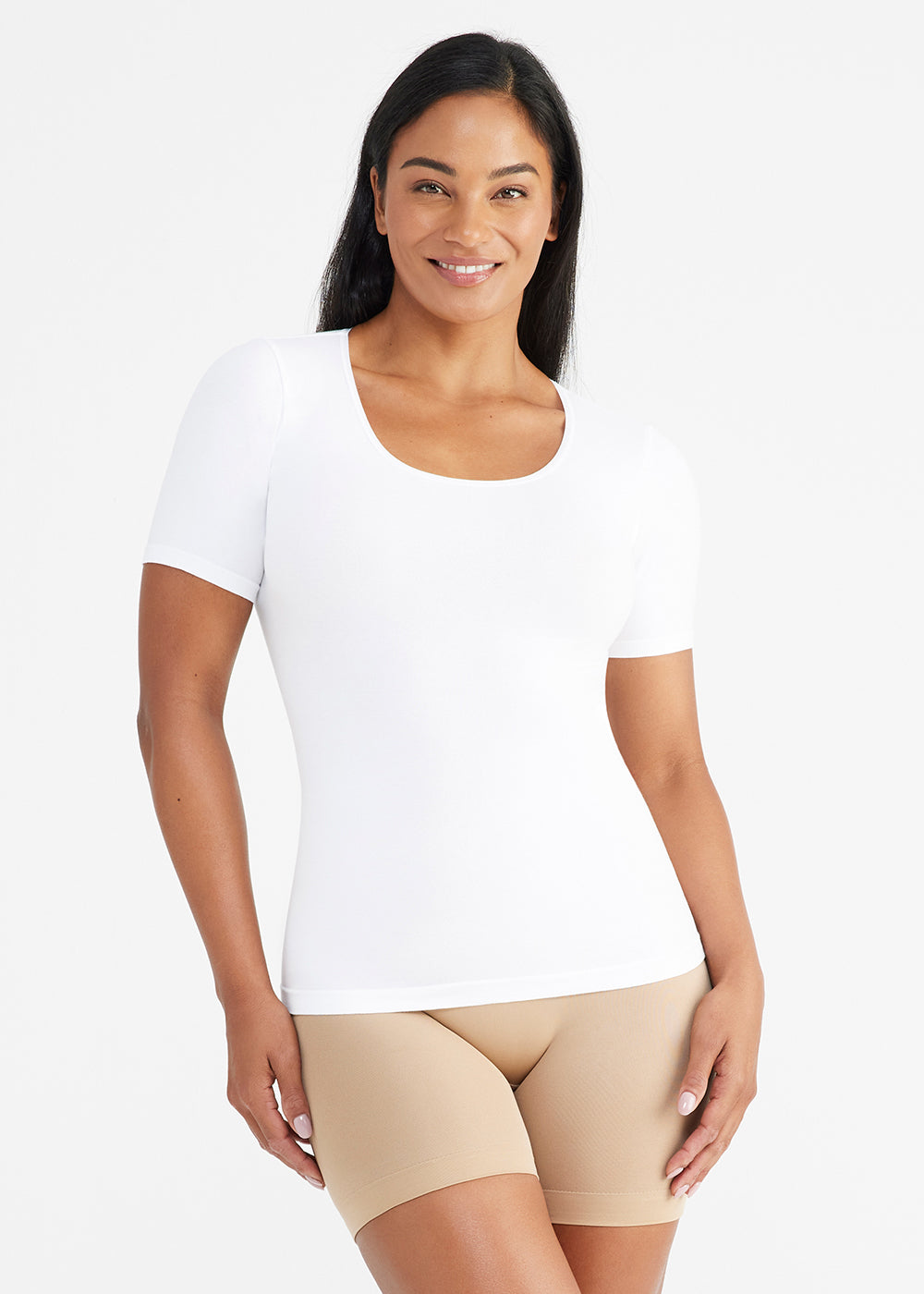 Holly Short Sleeve Shaping Top 360Sculpt™ Cotton