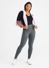 Willow V-Neck 3/4 Sleeve Shaping Top - Black from Yummie in Black - 2
