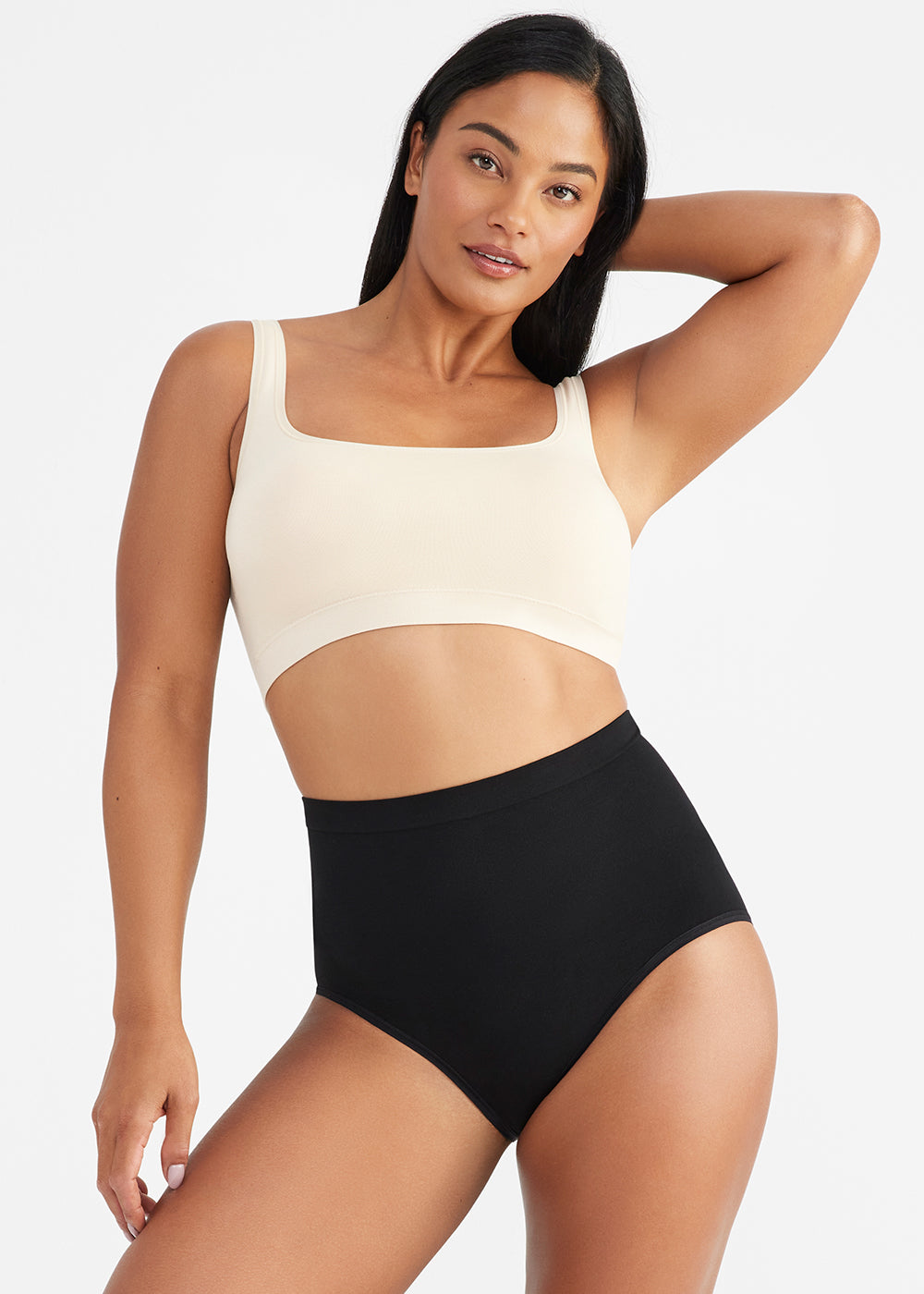 Buttery Soft Moisture Wicking Black Shapewear Brief Ariel – Yummie