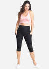 Talia Crop Shaping Legging w/ Pockets - 360Sculpt™ Cotton from Yummie in Talia Crop Shaping Legging w/ Pockets - 360Sculpt™ Cotton - 21