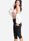 Talia Crop Shaping Legging w/ Pockets - 360Sculpt™ Cotton from Yummie in Talia Crop Shaping Legging w/ Pockets - 360Sculpt™ Cotton - 19
