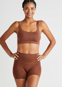 Copper Glow Ultralight Shapewear Short Waistband Detail - 5' 10.5" S/M | Yummie