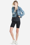Cora Shaping Biker Short from Yummie in Black - 16